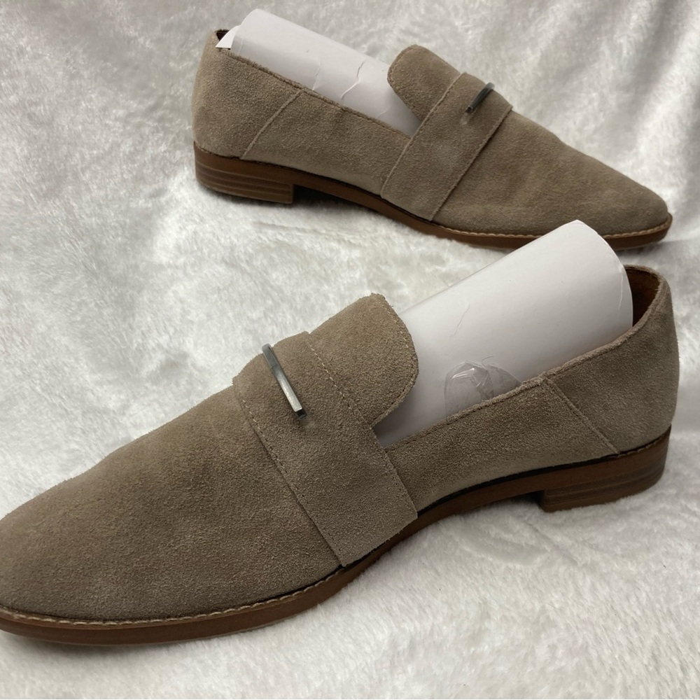Franco Sarto Tan Suede Loafers - Picture 2 of 4